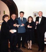 �lenov� K.T. s kardin�lem M. Vlkem a chorvatsk�m velvyslancem Z. Stahuljakem s chot�